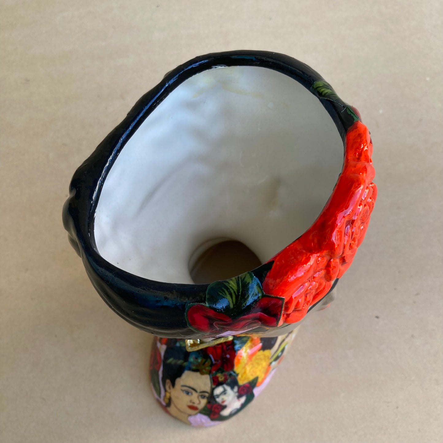 Little Frida - Mixed Media Sculpture