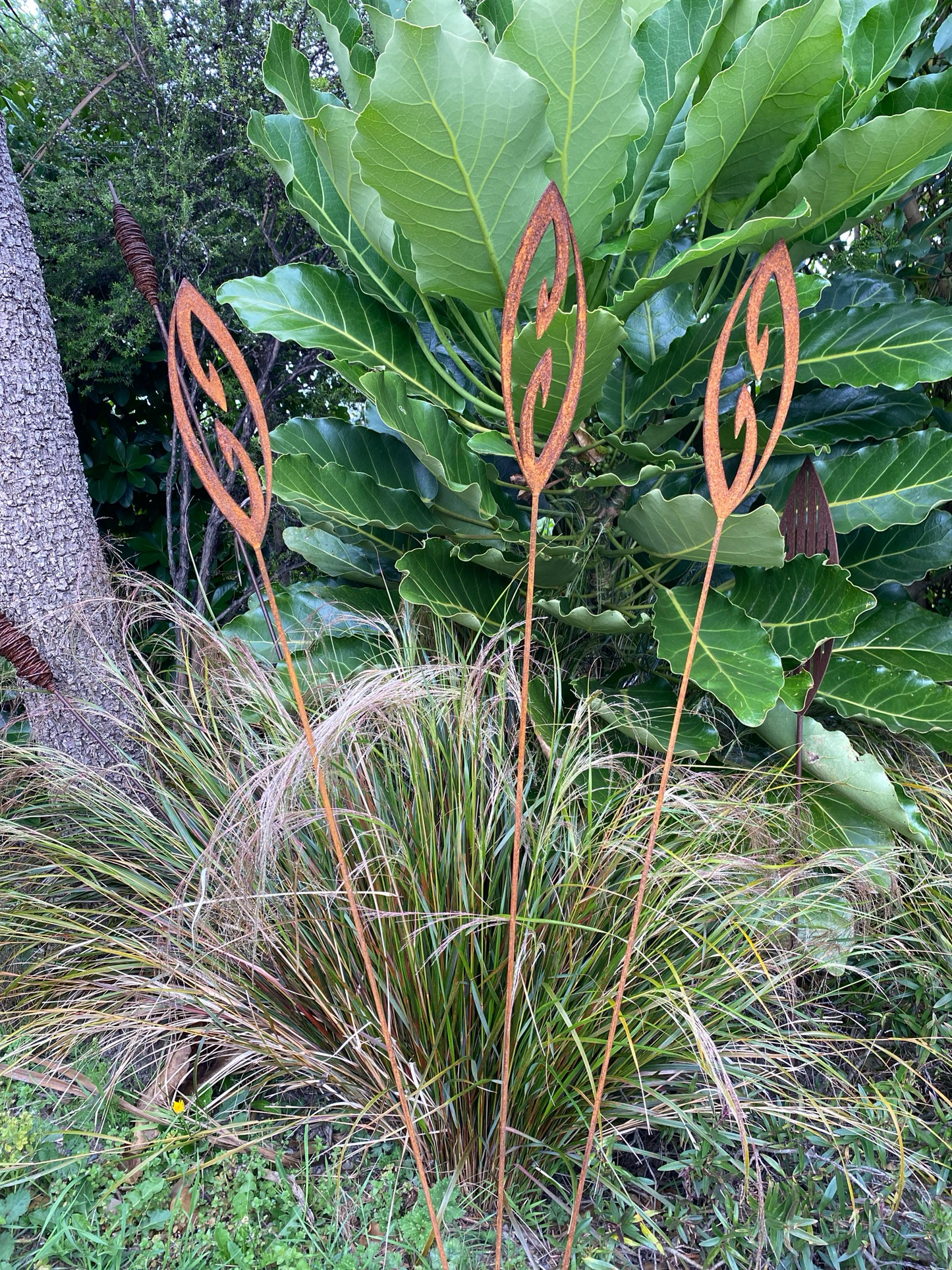 Mini Corten Steel Fish Hooks