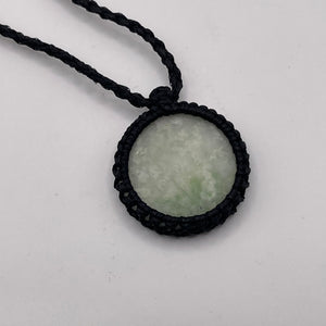 Laced Round Pendant