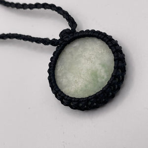 Laced Round Pendant