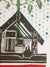 Treehouse II Hand Coloured Woodblock Print 4/25 - Sheyne Tuffery