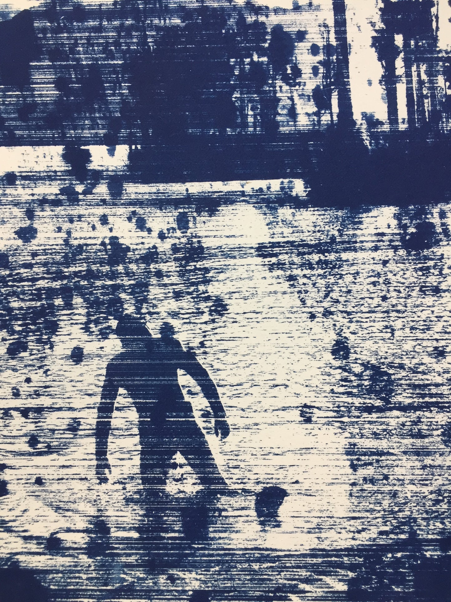 Man at Brunner/A Lake’s Invitation - Limited Edition Solargraph Print