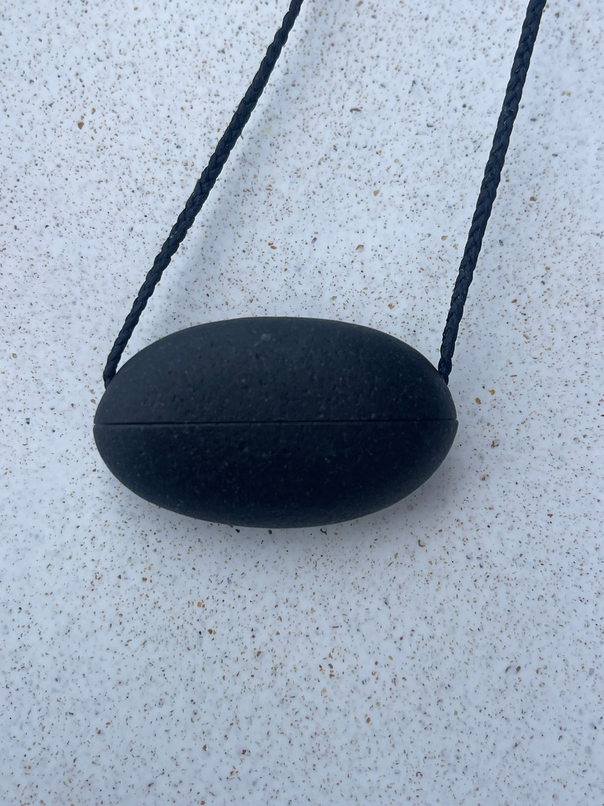 Hidden Charms - Greywacke/Onewa w/ bright green Kahurangi Pounamu