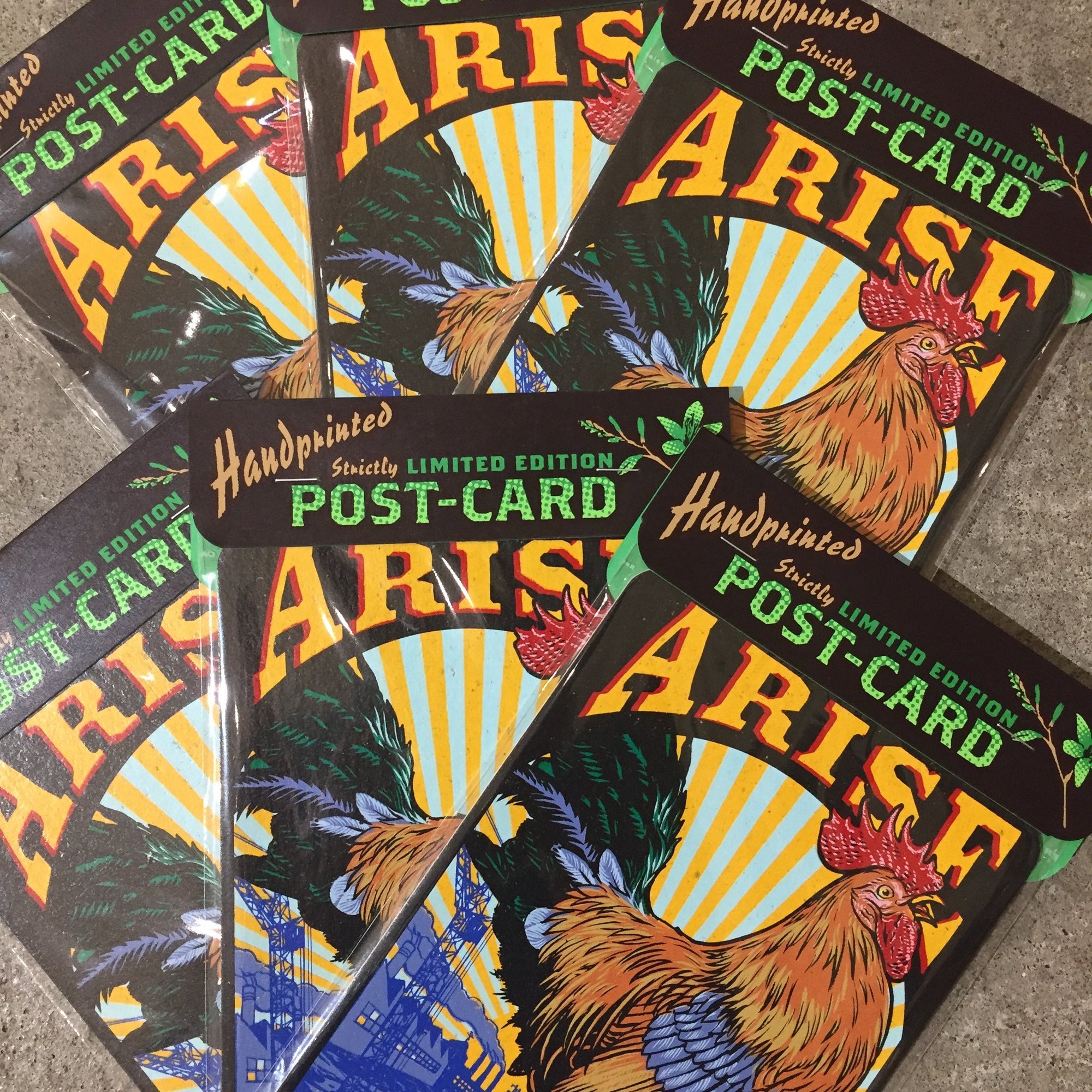 Arise Rooster -Limited Edition Postcard