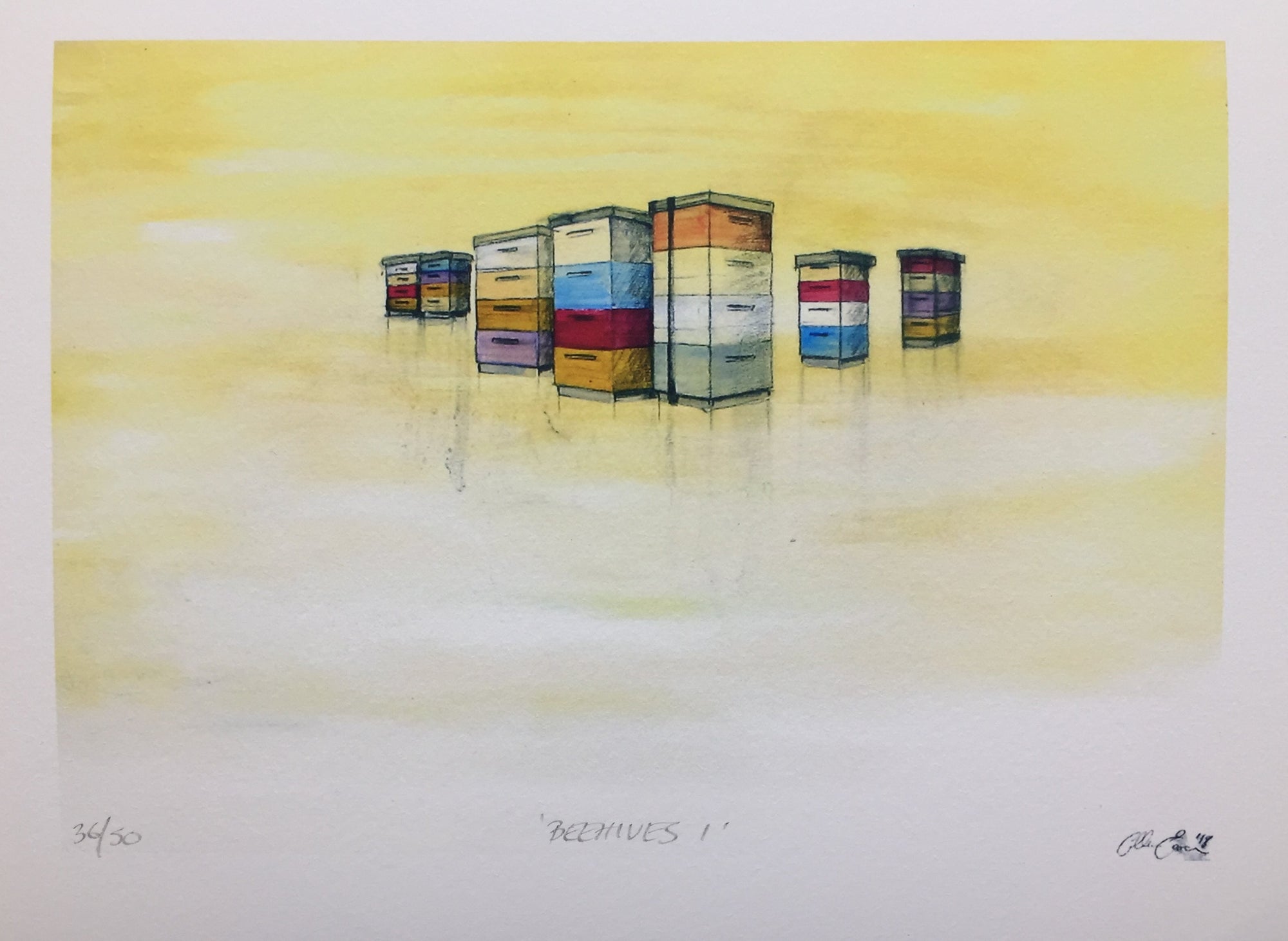 Beehives 1 - Limited Edition Print