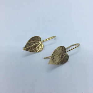 Kawakawa Drop Earrings - Gold Plated