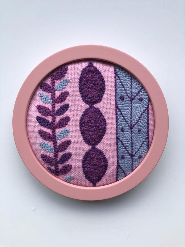 Purple woven katene (garden)