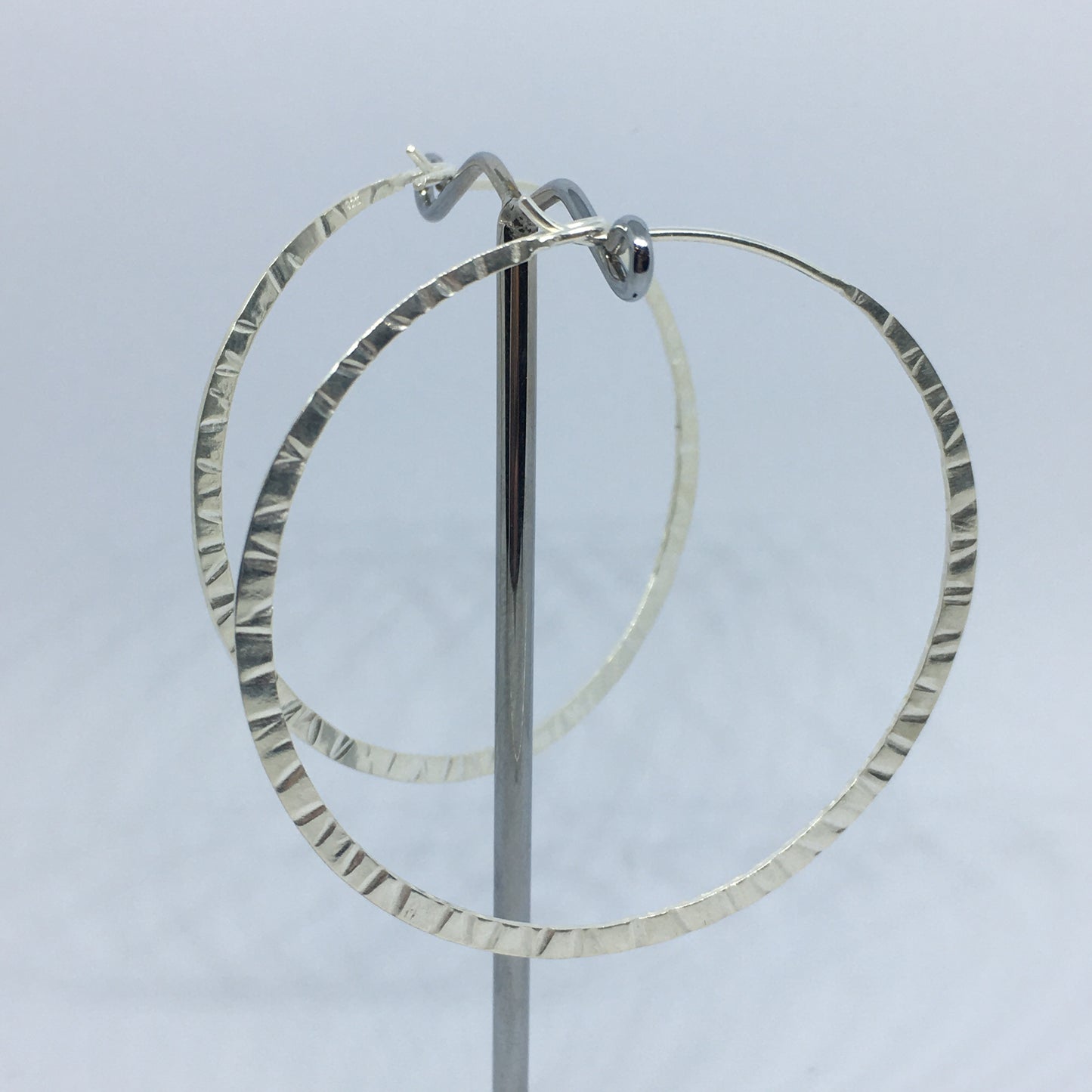 Crimped Hoop Earrings