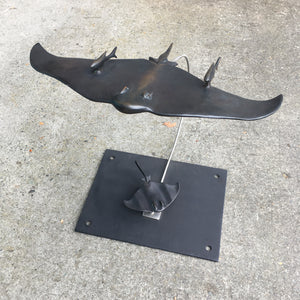 Stingray and Pilot Fish Sculpture