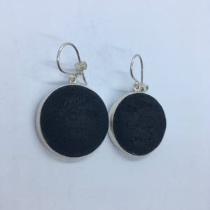 Lava Circle Earrings