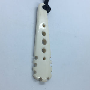 Toothed Bone Pendant