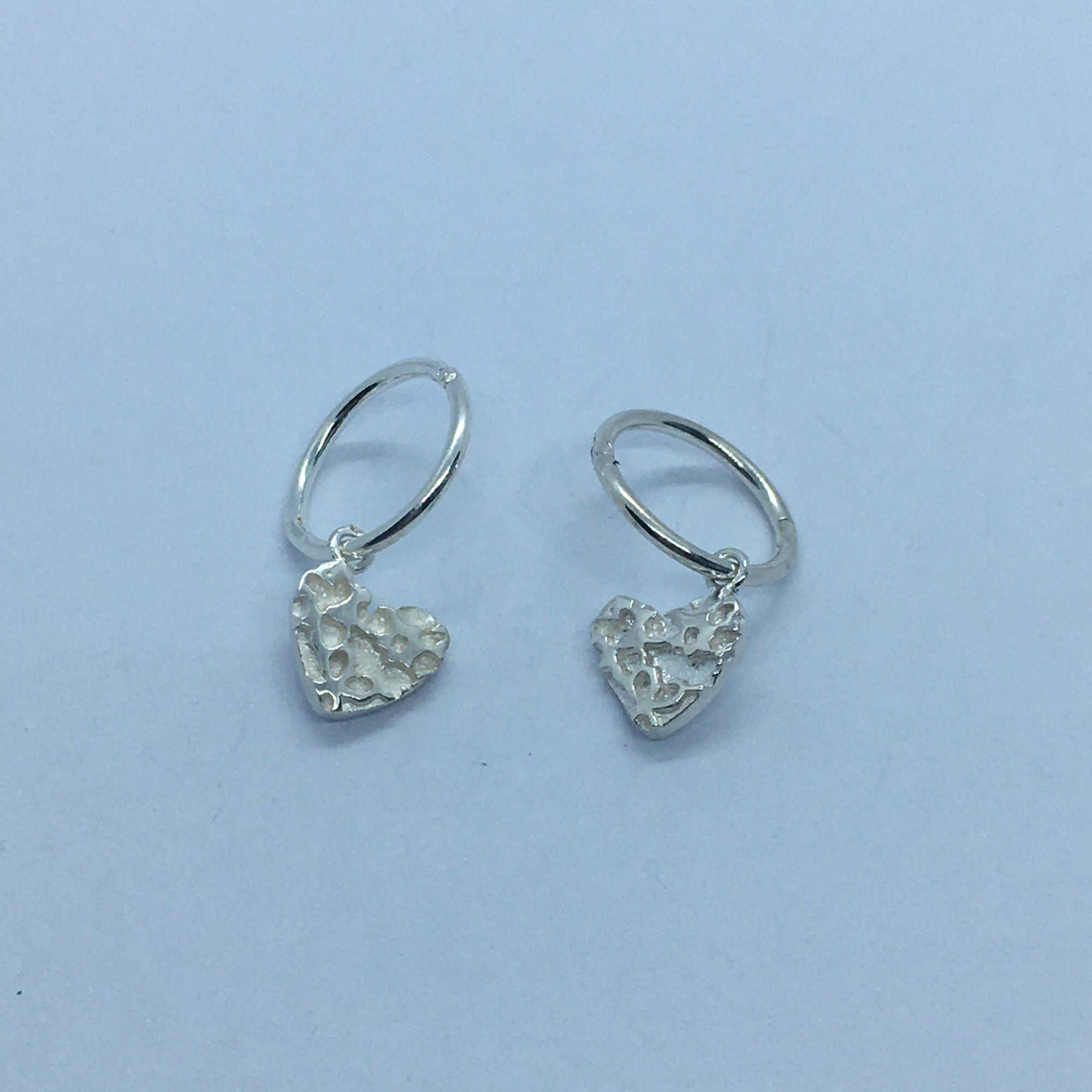 Lace Mini Heart Drop Earrings