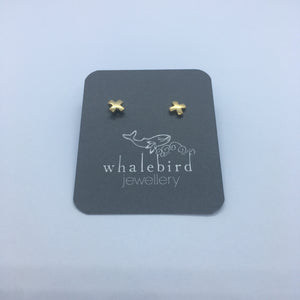 Kiss Stud Earrings - Gold Plated