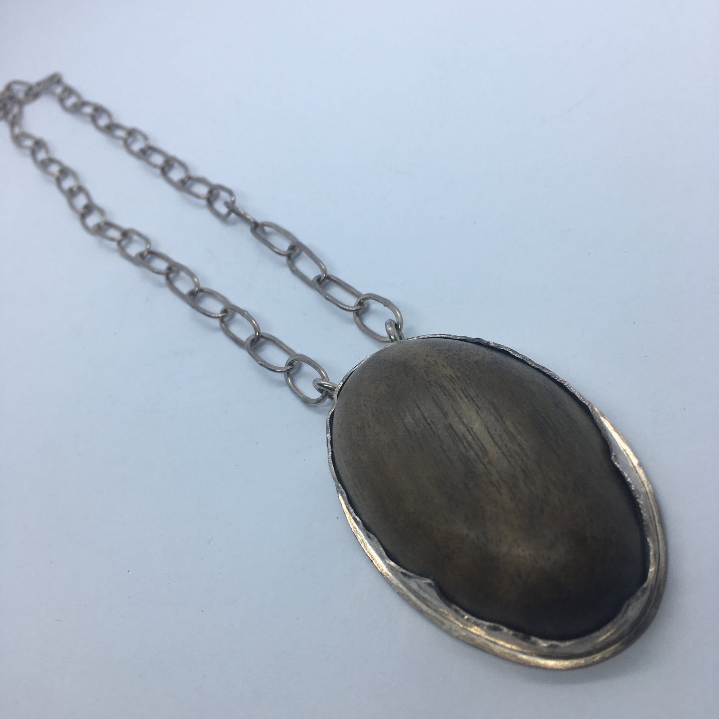 Black Maire Hammered Chain Necklace