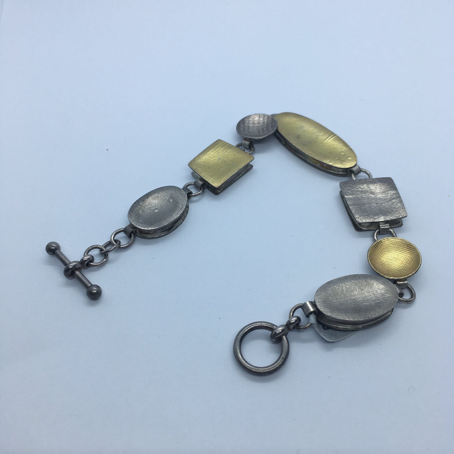 Sterling Silver with Yellow Gold Bracelet