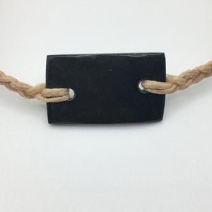 Pounamu Bracelets - Tan Cord