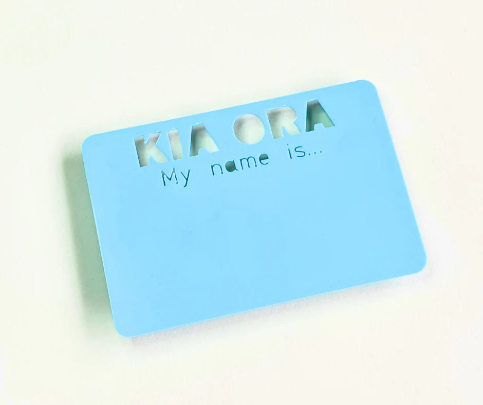 Reusable Name Tag | Recycled Container Lids