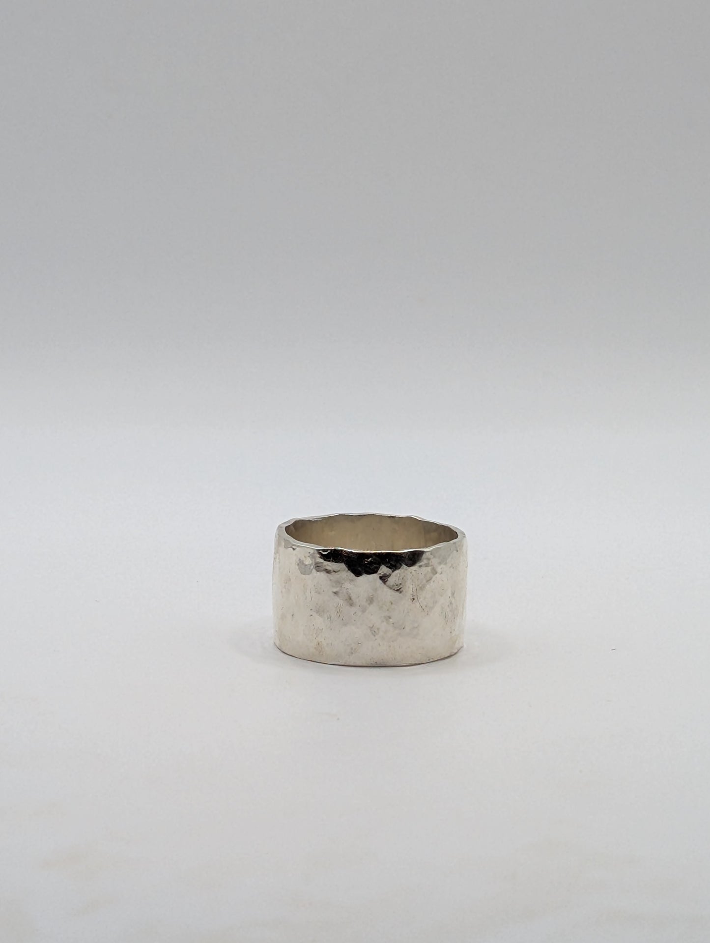 Sterling Silver Hammered Ring