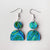Seafoam Tiny Top and Arch Earrings