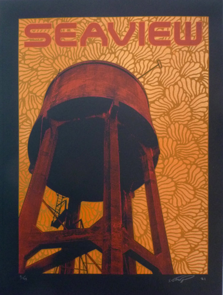 Seaview - Hand pulled Serigraph