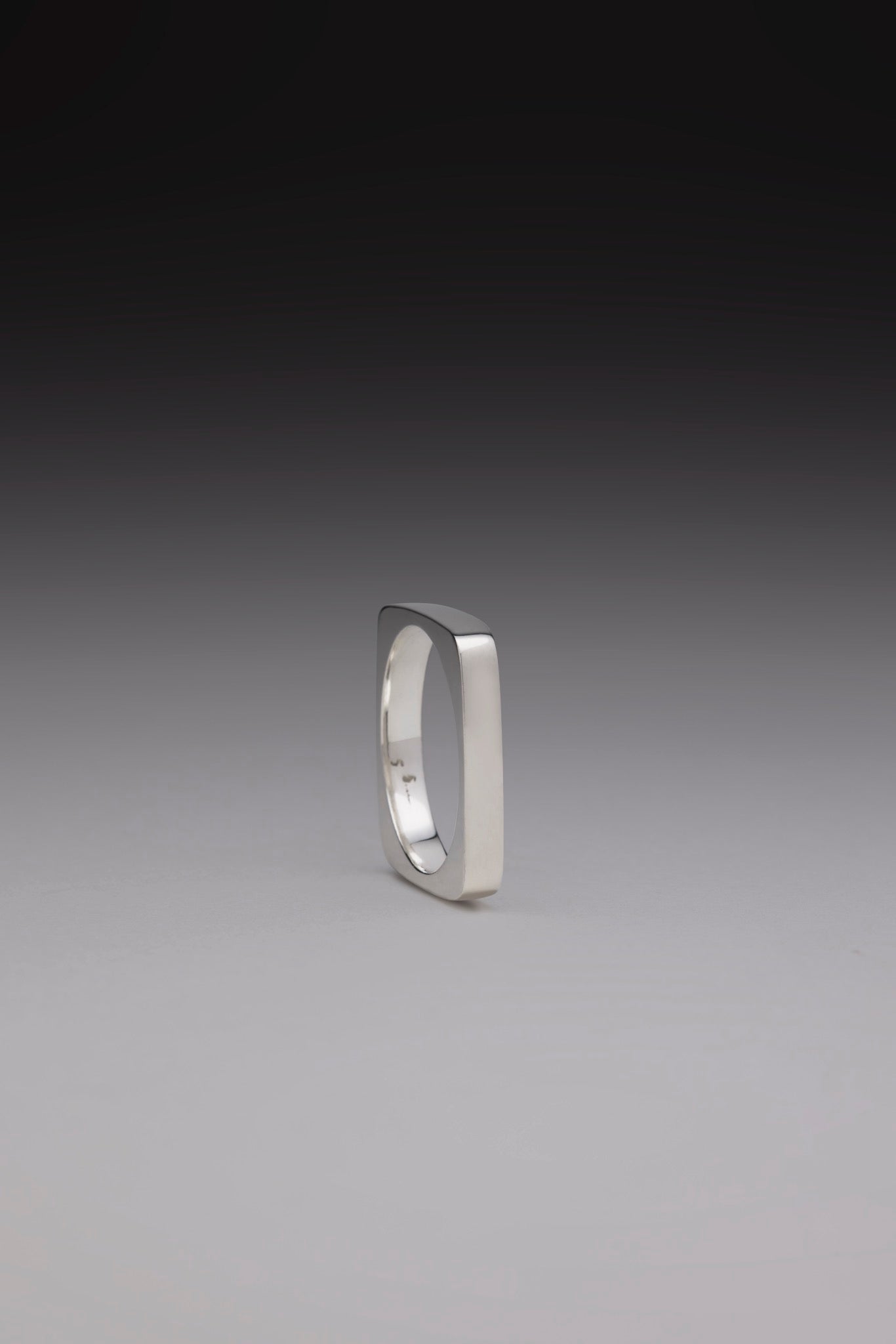 The Classic Square Ring - Silver