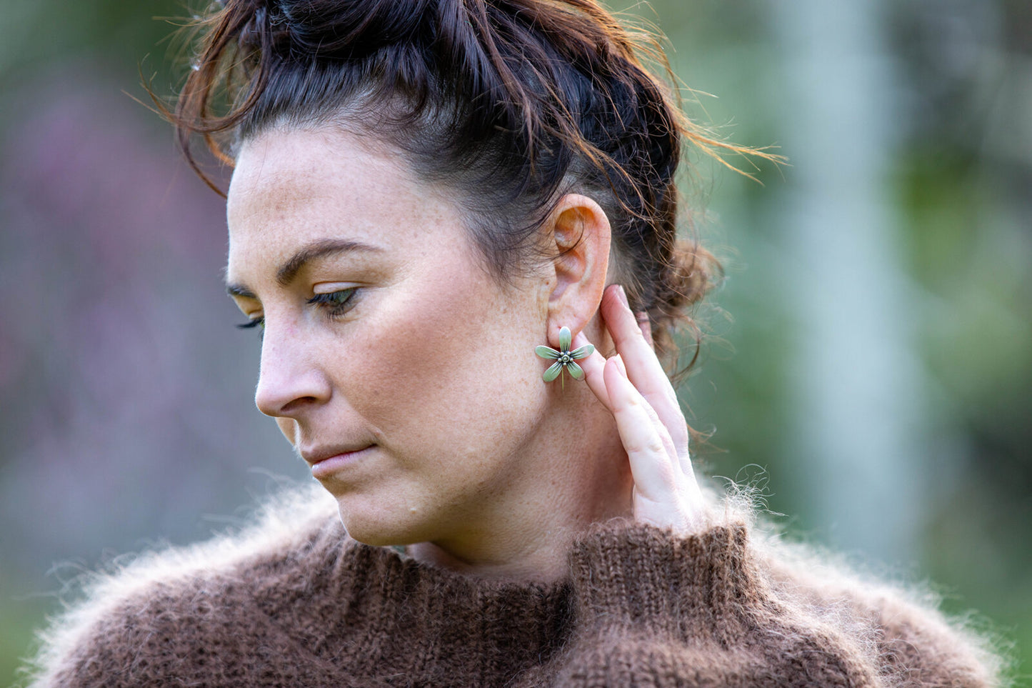 Blossom Earrings - Silver