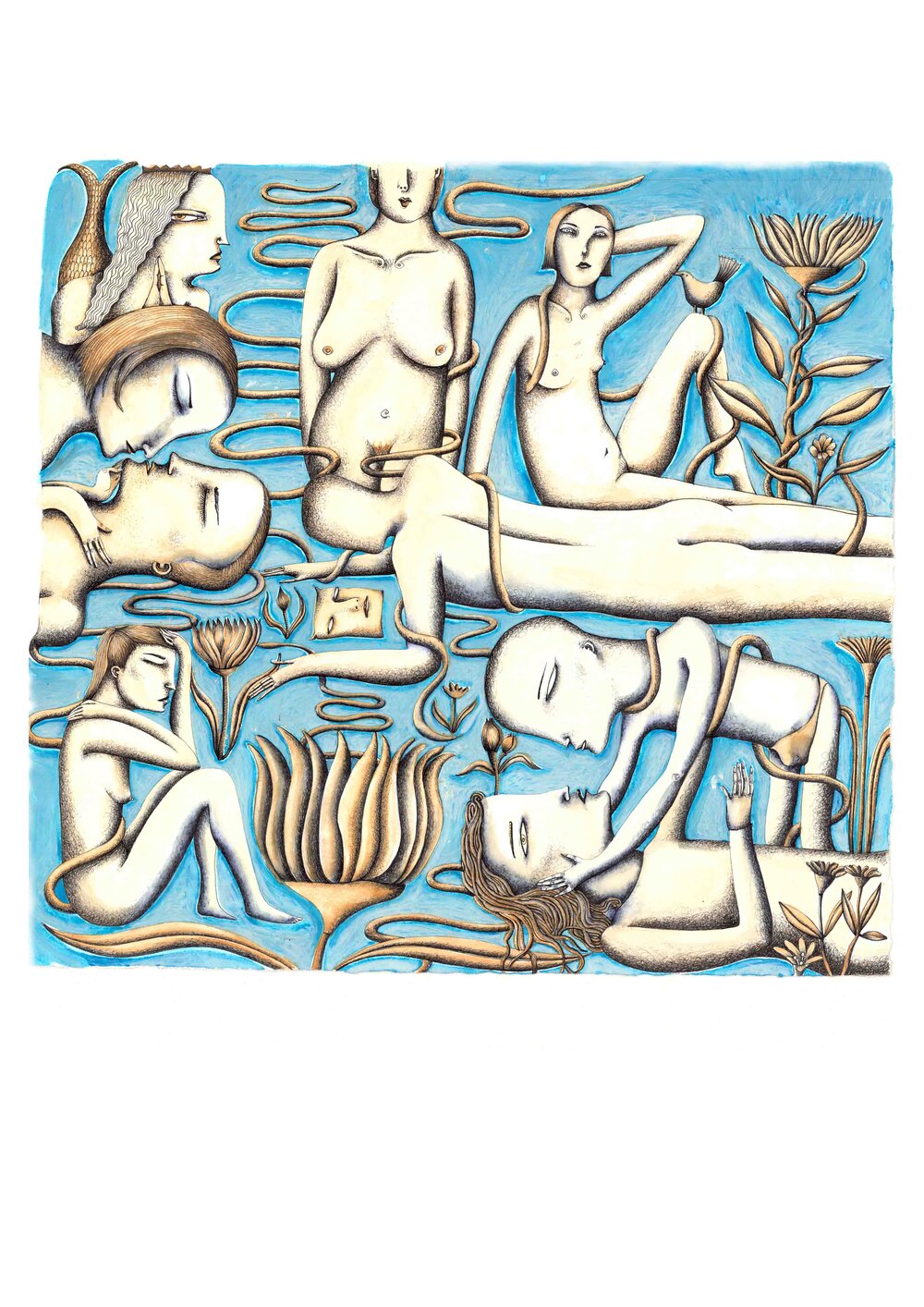 Blue Nudes Limited Edition Print