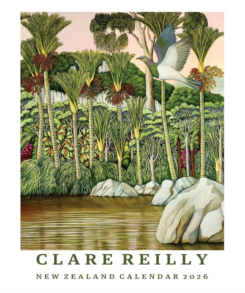 Clare Reilly New Zealand 2026 Wall Calendar