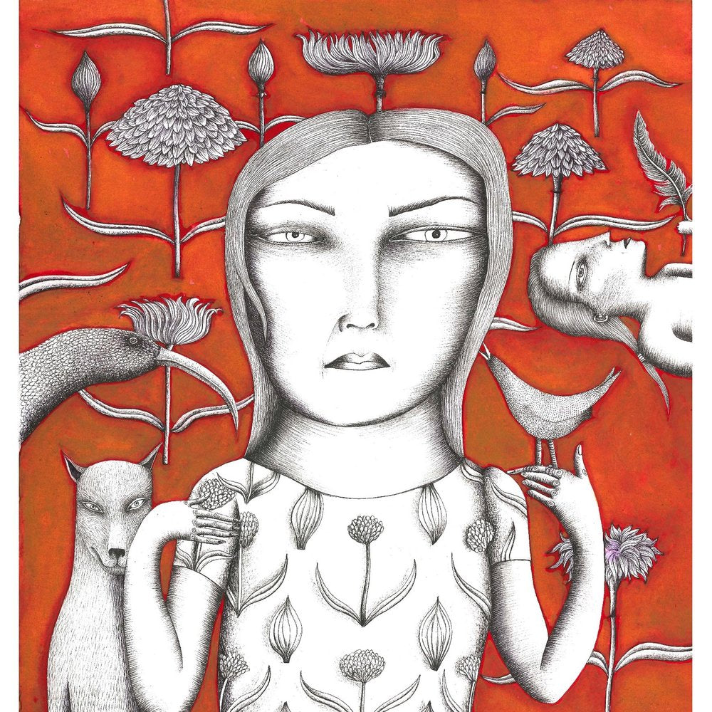 Lady in Orange Limited Edition Print