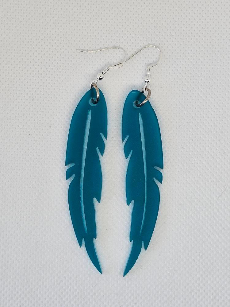 Feather Earrings - Kelly's Kete