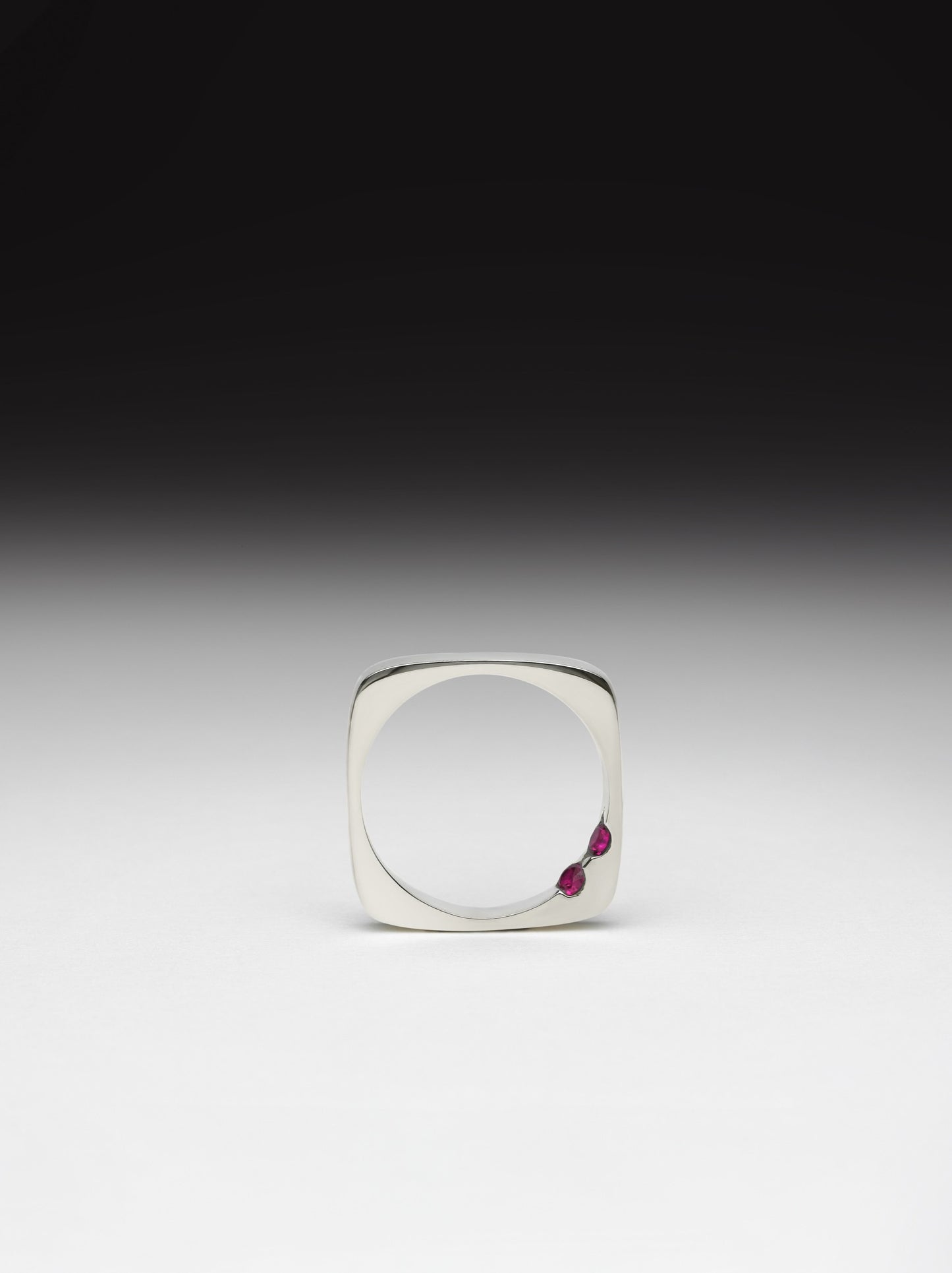 Sandcasted Ruby Ring