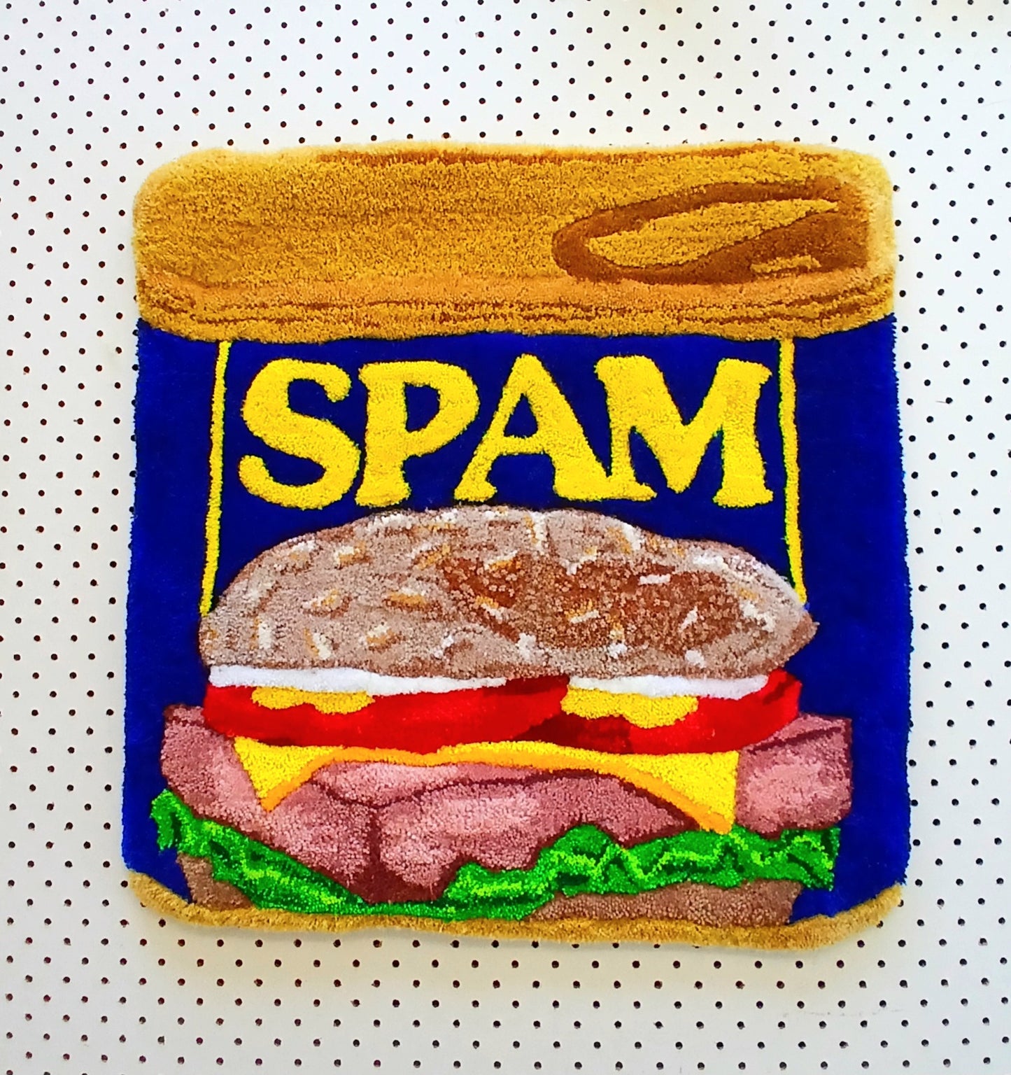 Spam Rug Tufted Wall Hanging