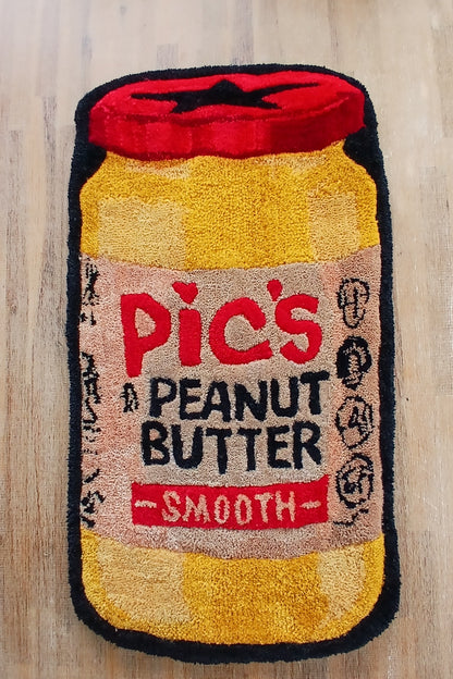 Pics Peanut Butter Rug Tufted Wall Hanging