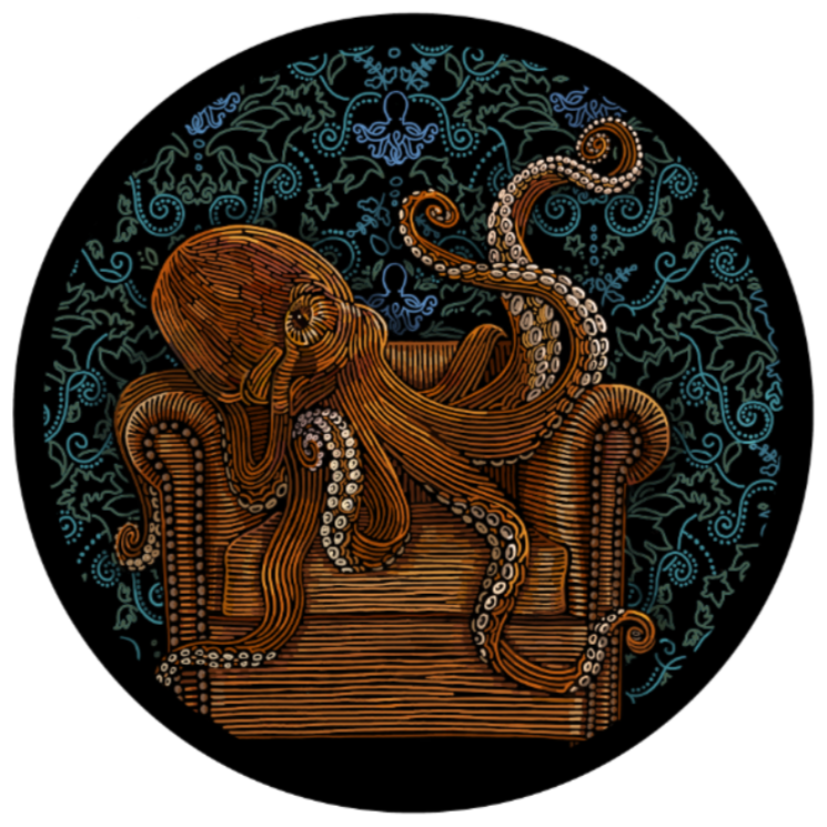 Armchair Octopus - Limited Edition Print