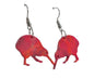 Kiwi Earrings - Recycled 3D Printer Waste