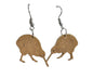 Kiwi Earrings - Recycled 3D Printer Waste