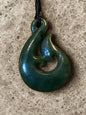 Large Hei Matau Pounamu Pendant