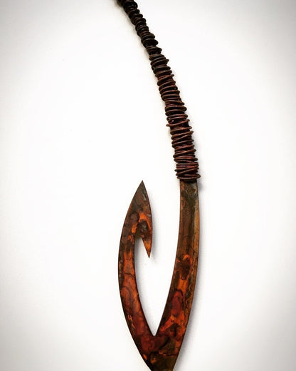 Rusty Matika - Spinning Corten Fish Hook