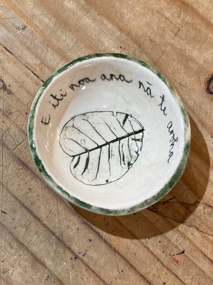 Whakatauki bowls - Small