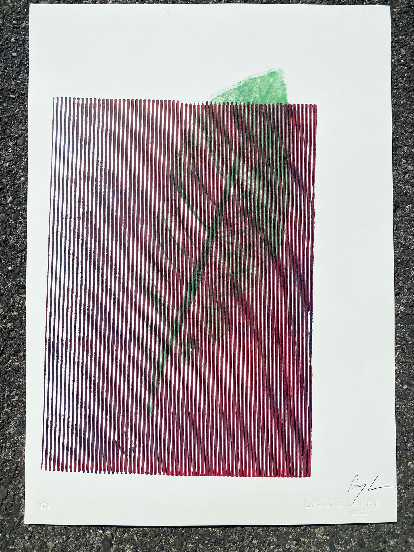 L.O.S.T 10 - Monotype Print