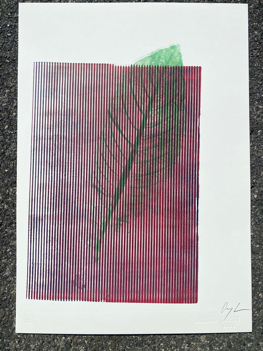 L.O.S.T 10 - Monotype Print