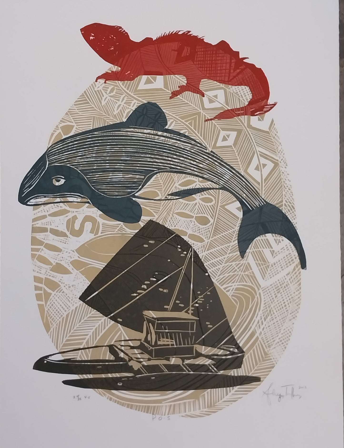 P.O.S - Woodblock Print 3/35