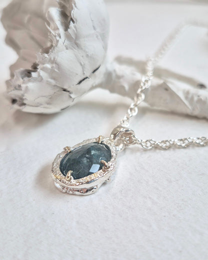 Moss Aquamarine Necklace
