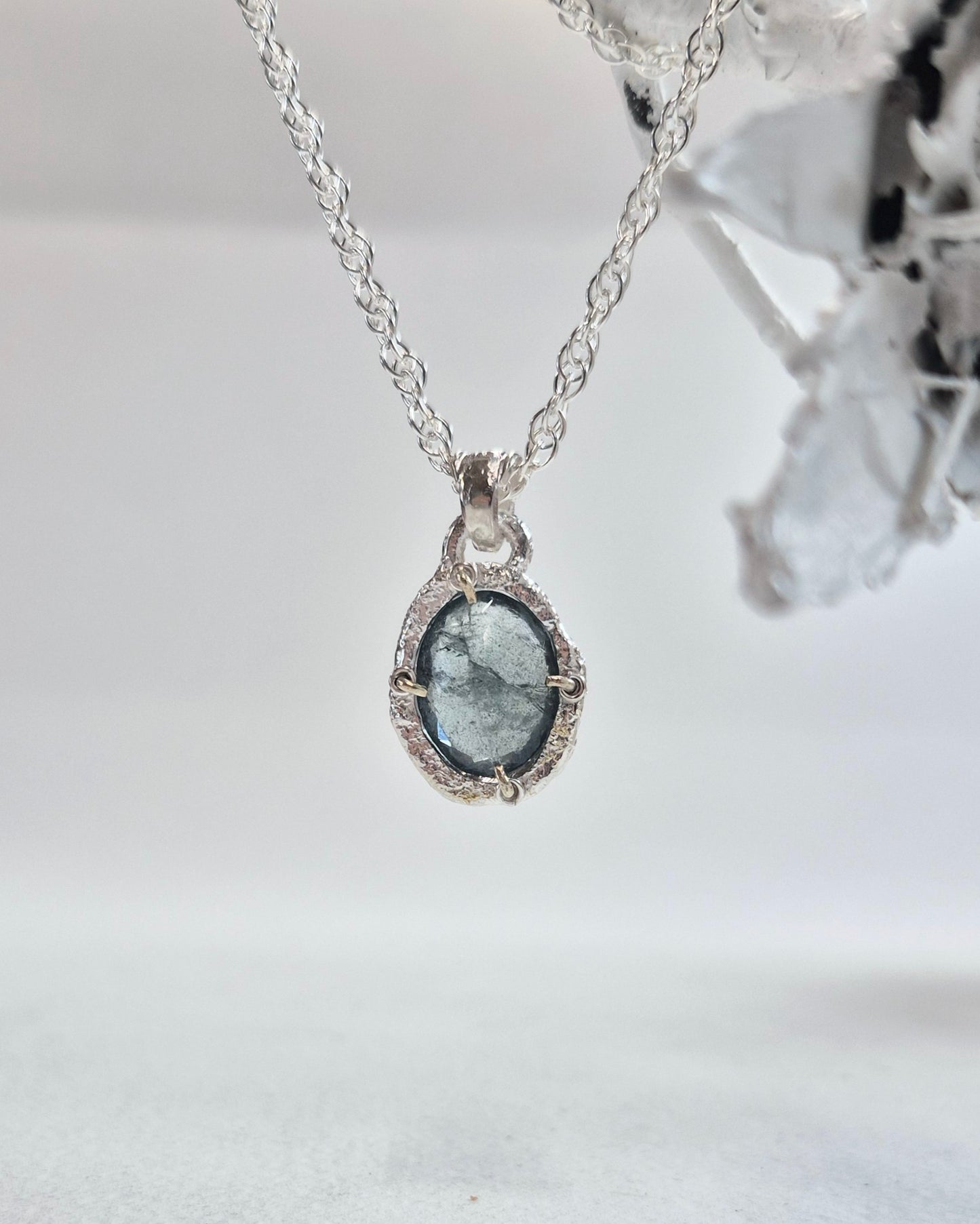 Moss Aquamarine Necklace