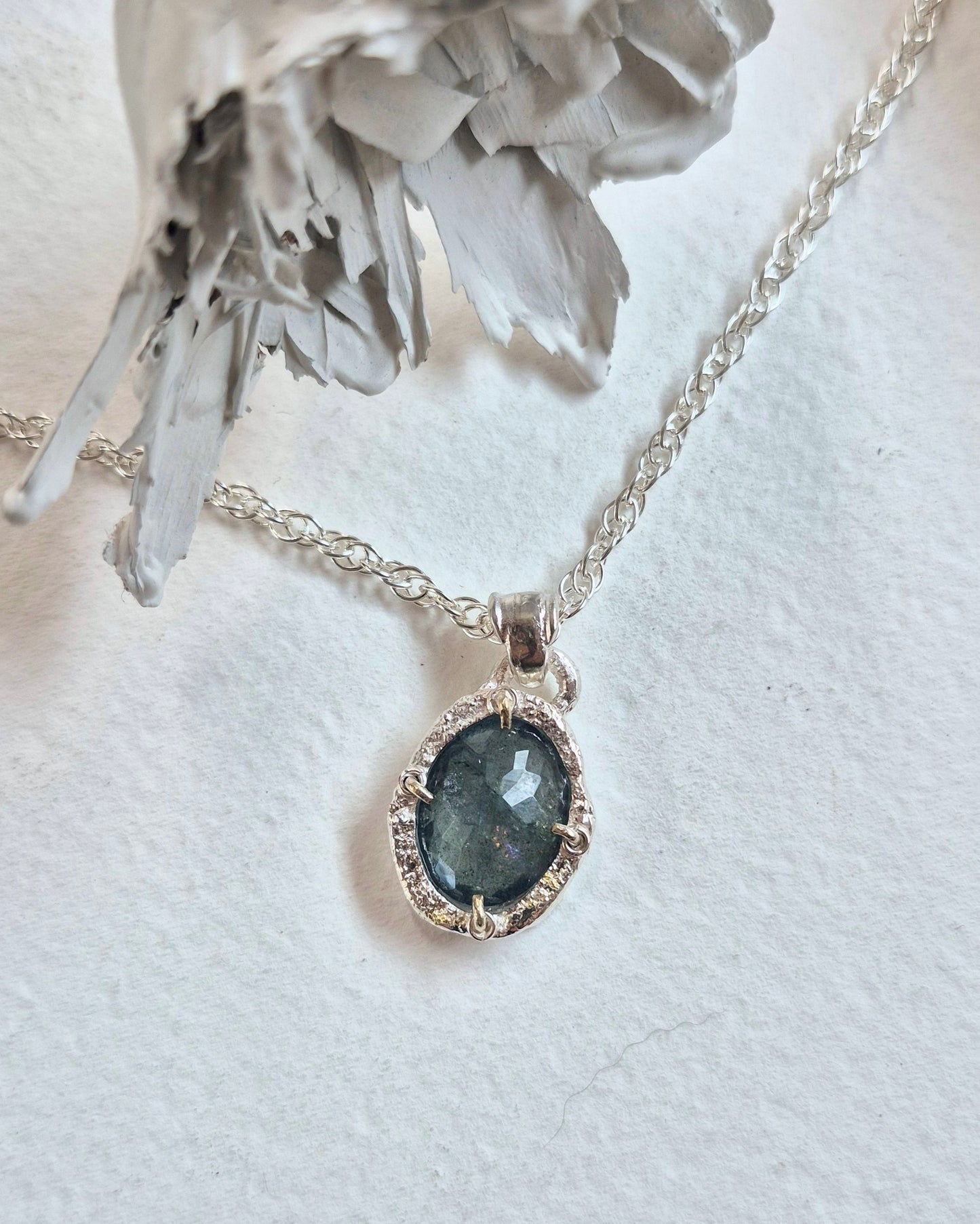 Moss Aquamarine Necklace