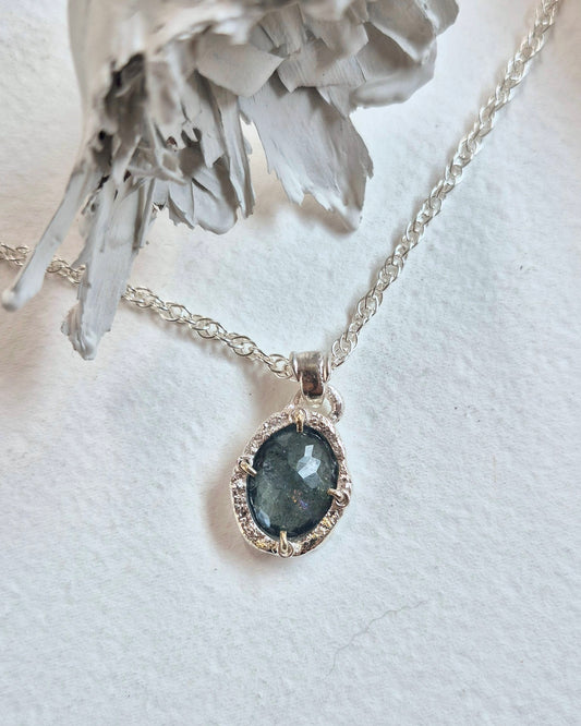 Moss Aquamarine Necklace