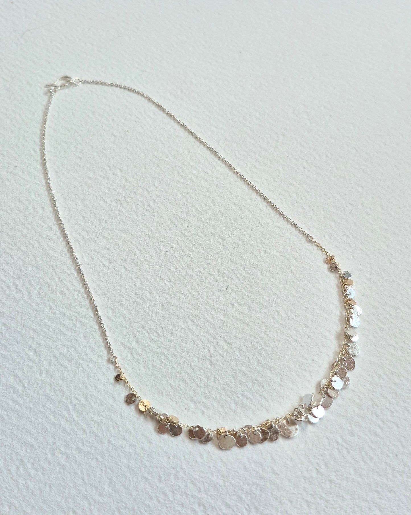 Disc Cascade Necklace