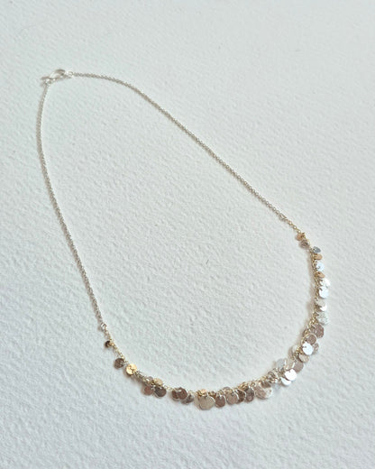Disc Cascade Necklace