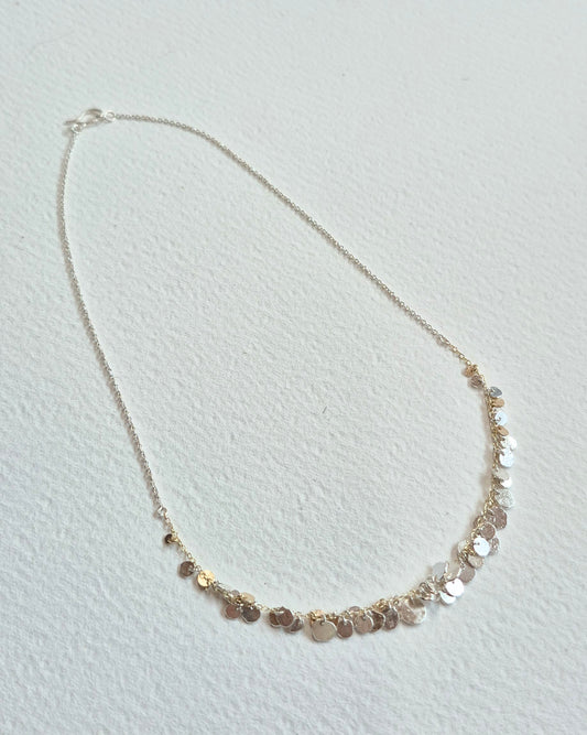 Disc Cascade Necklace