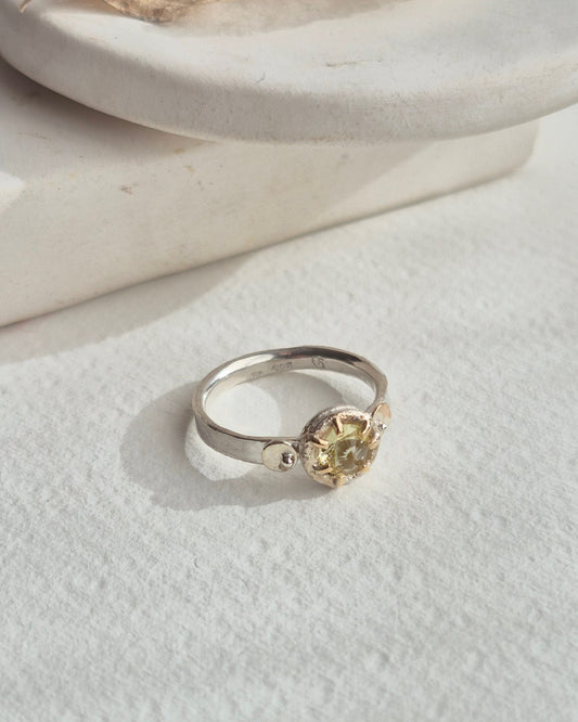 Lemon Quartz Ring